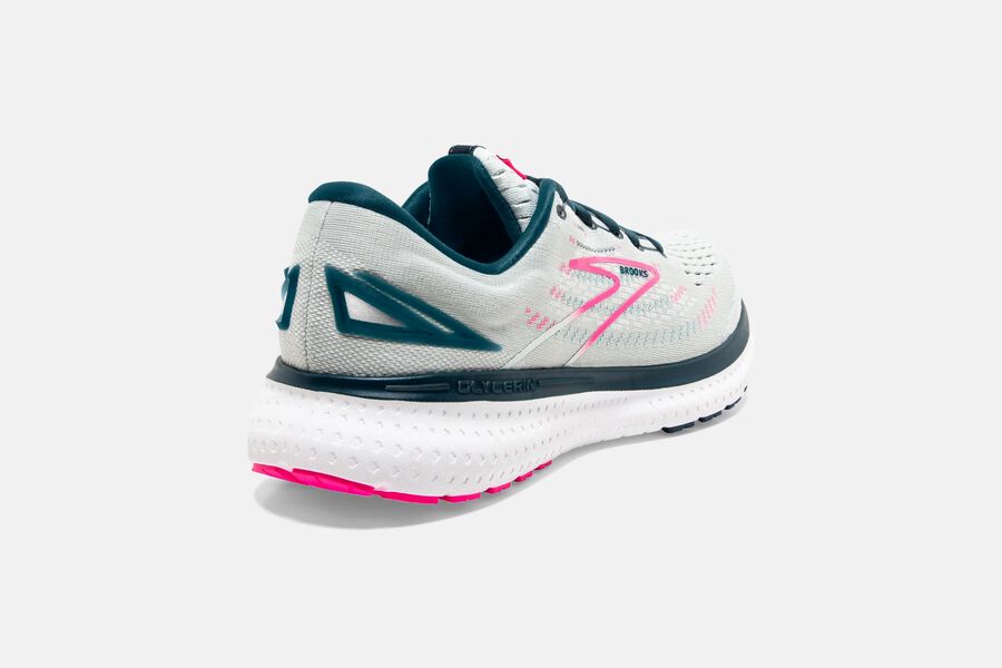 Brooks Running Shoes - Glycerin 19 Road Womens - White/Pink - XWH-680471